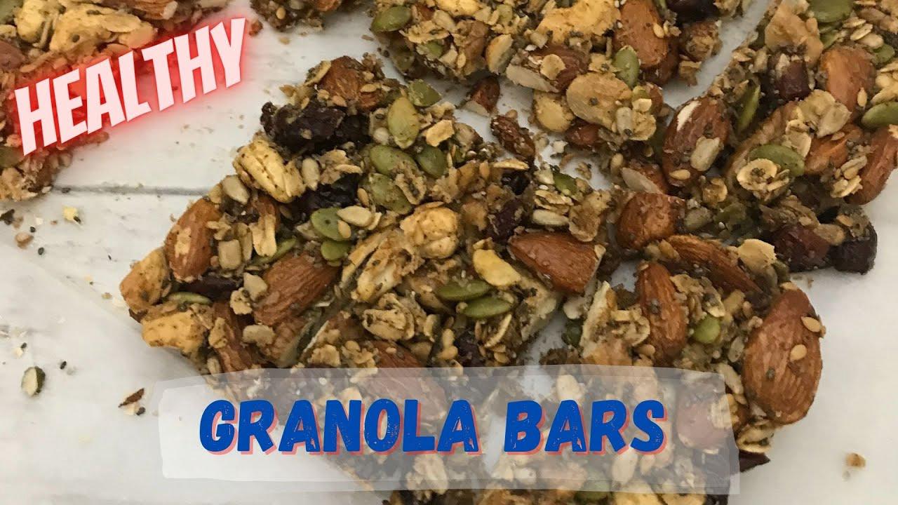 'Video thumbnail for Homemade Granola Bars Recipe | Happy Tummy Recipes'