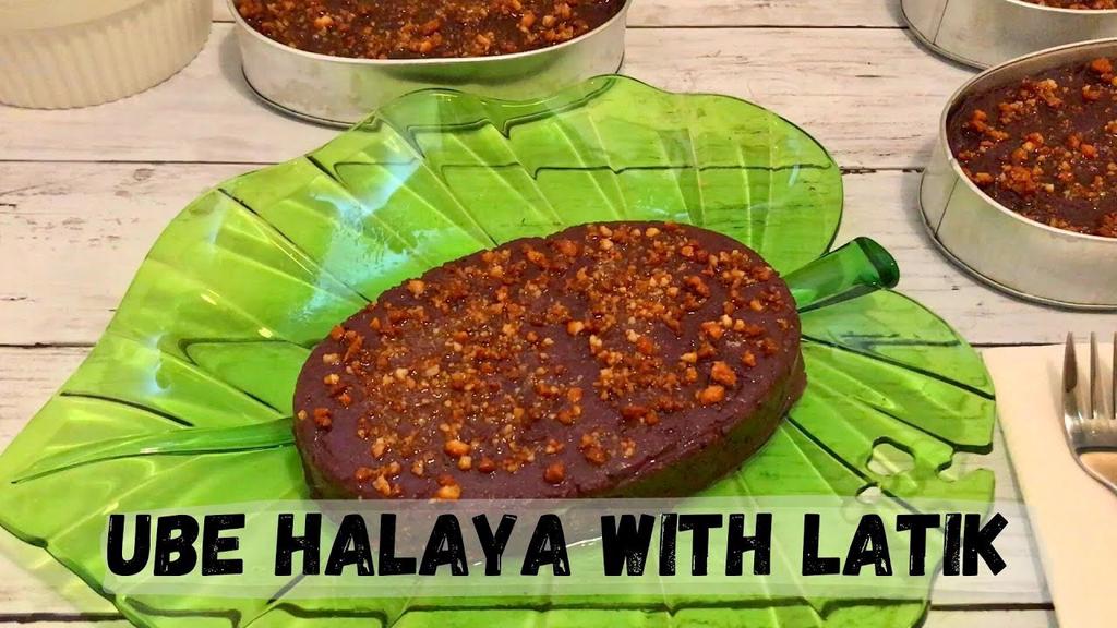 'Video thumbnail for Ube Halaya with Latik Recipe | Happy Tummy Recipes'