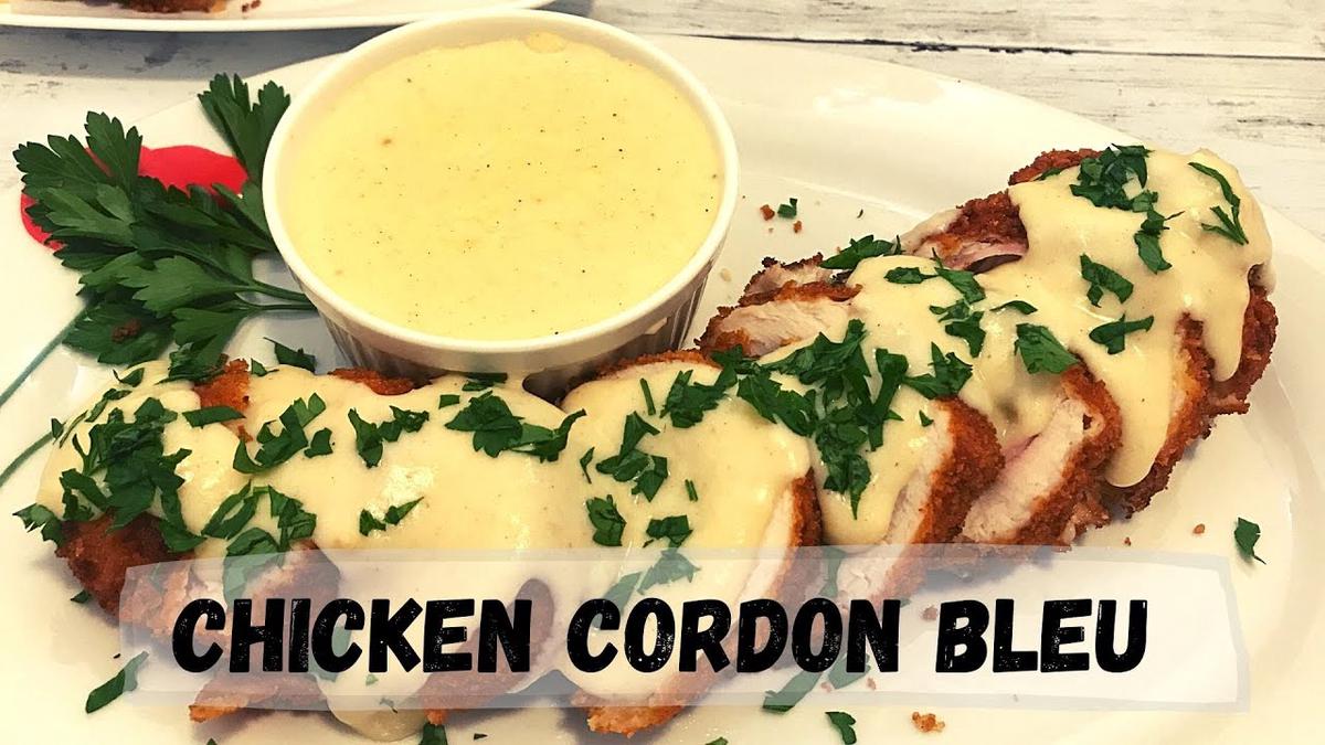 'Video thumbnail for Chicken Cordon Bleu with Creamy Dipping Sauce Recipe | Happy Tummy Recipes'