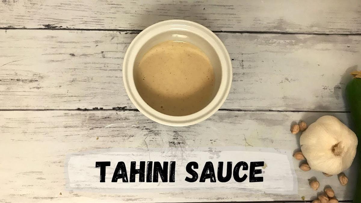 'Video thumbnail for How to make a Simple Tahini Sauce Recipe | Happy Tummy Recipes'