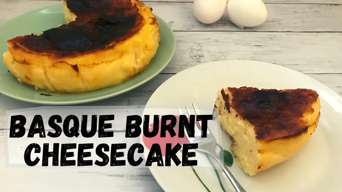'Video thumbnail for Basque Burnt Cheesecake Easy Recipe | Happy Tummy Recipes'