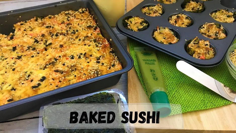 'Video thumbnail for Baked Sushi Recipe | Happy Tummy Recipes'
