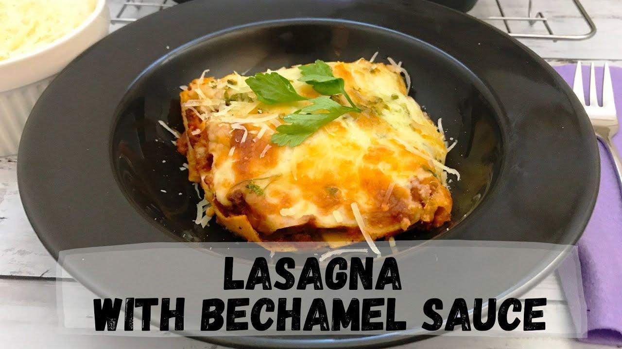 'Video thumbnail for Lasagna with Bechamel Sauce | Happy Tummy Recipes'