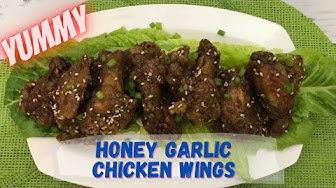 'Video thumbnail for Honey Garlic Chicken Wings | Easy Chicken Wings Recipe | Happy Tummy Recipes'