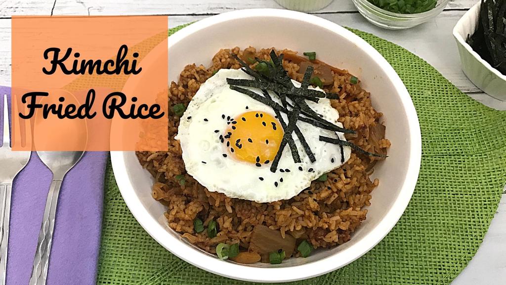 'Video thumbnail for Kimchi Fried Rice Recipe '