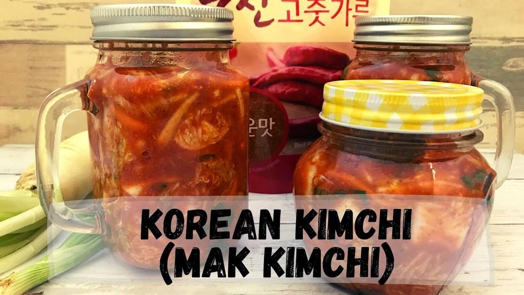 'Video thumbnail for Easy Korean Kimchi (Mak Kimchi) | Happy Tummy Recipes'