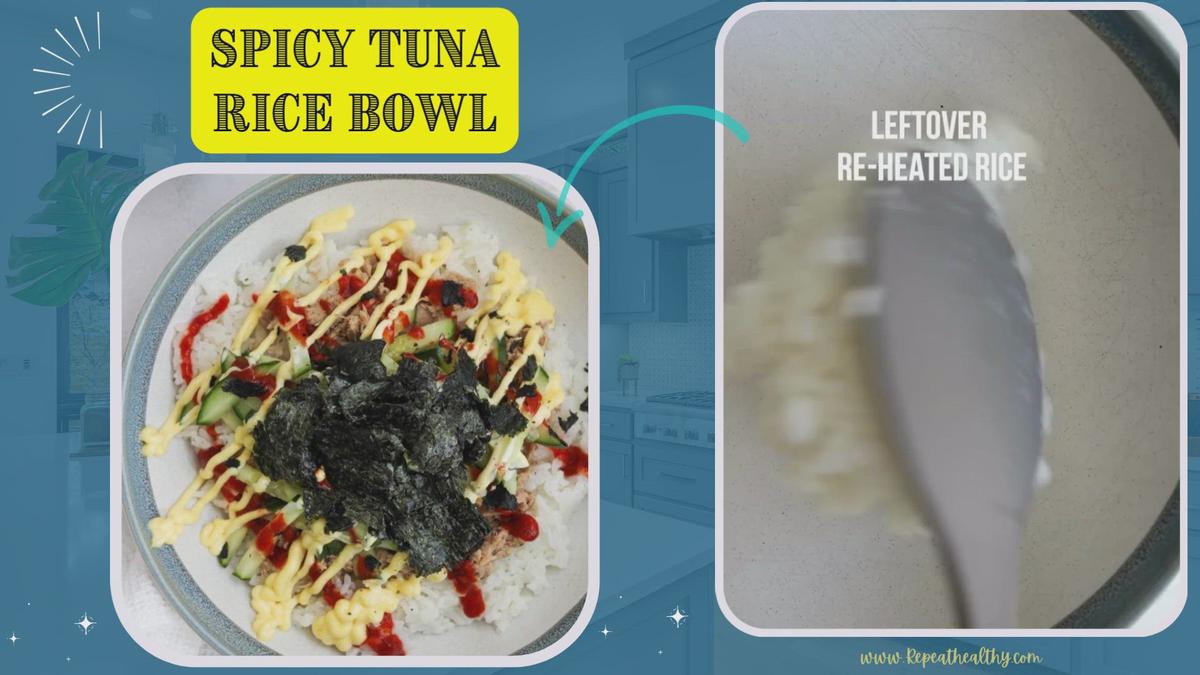 'Video thumbnail for Spicy Tuna Rice Bowl'